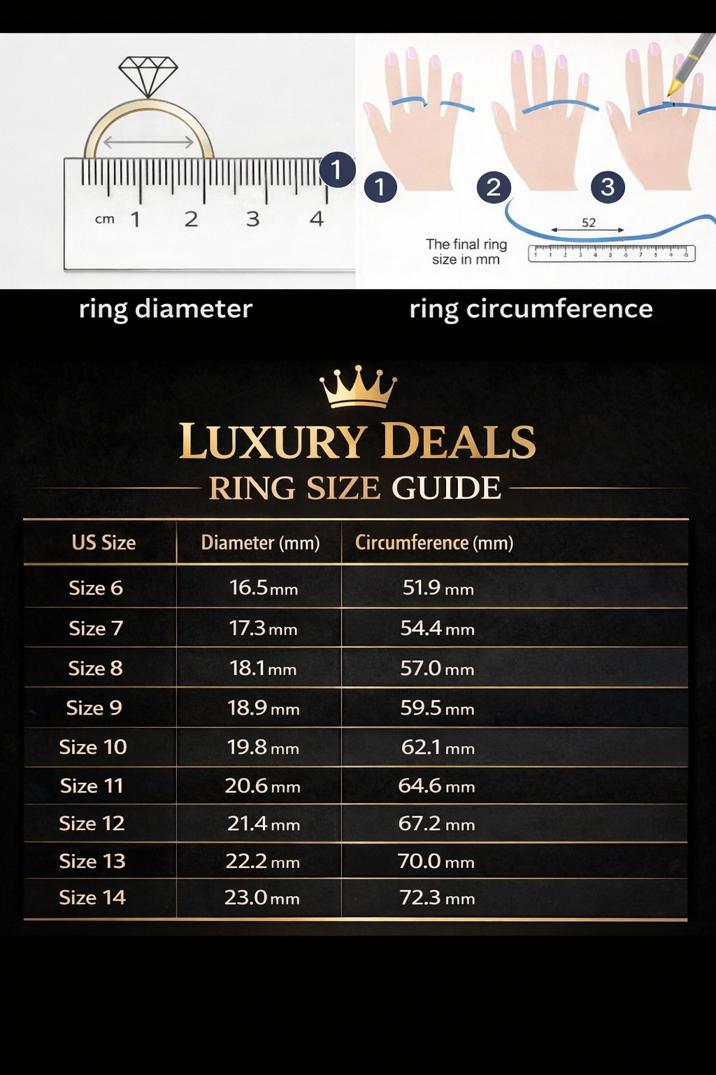 Classic Black Onyx Signet Ring Gold Luxury Men's Ring ✨