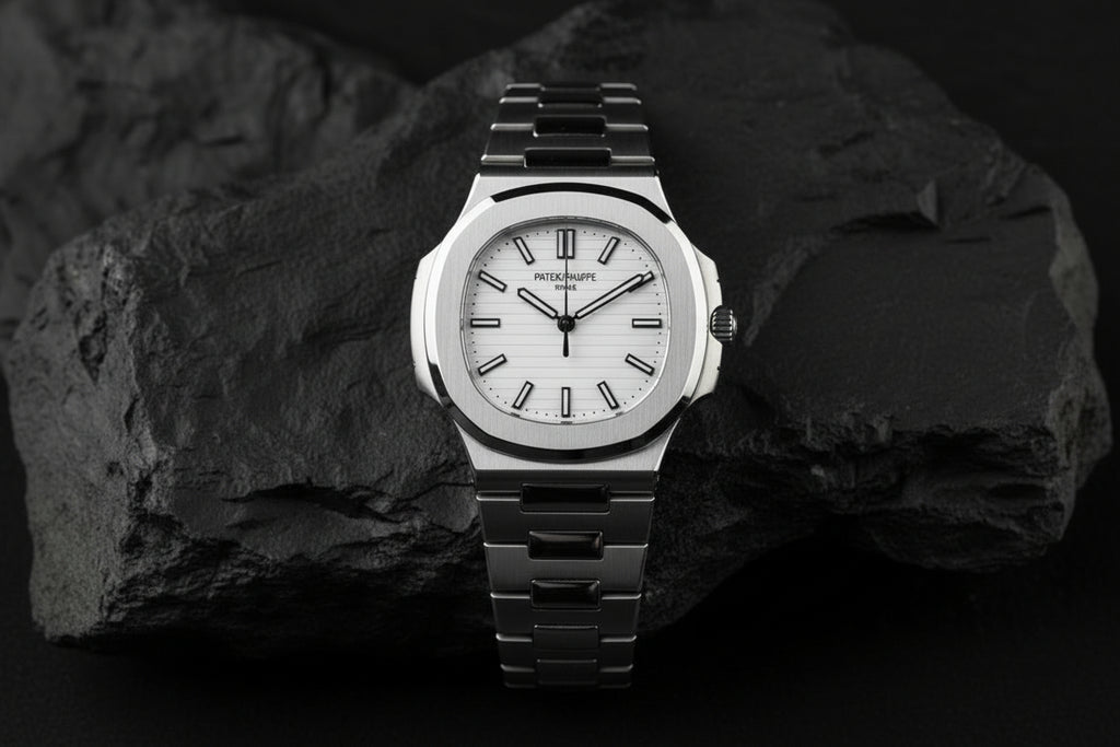 Luxury Nautilus Style Watch Stainless Steel Men's Premium Timepiece | Luxury Deals Flat 20% OFF ✨