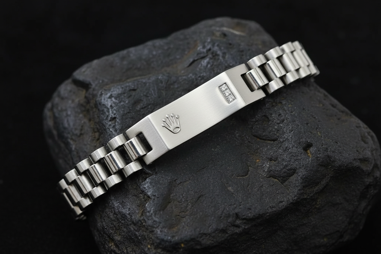 Men’s Royal Stainless Steel Link Bracelets | Luxury Deals Flat 20% OFF Ramadan Special Deal ✨🔥